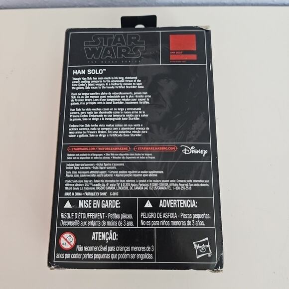 Star Wars the Black Series Force Awakens Han Solo Exclusive 3.75" Action Figure - Picture 2 of 4